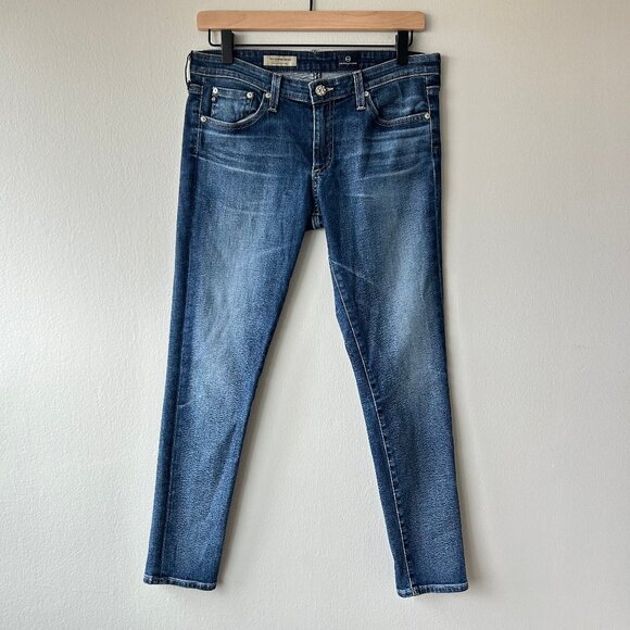 AG The Legging Ankle Super Skinny Ankle Jeans Medium Wash Denim Size 29R Womens - Picture 2 of 8